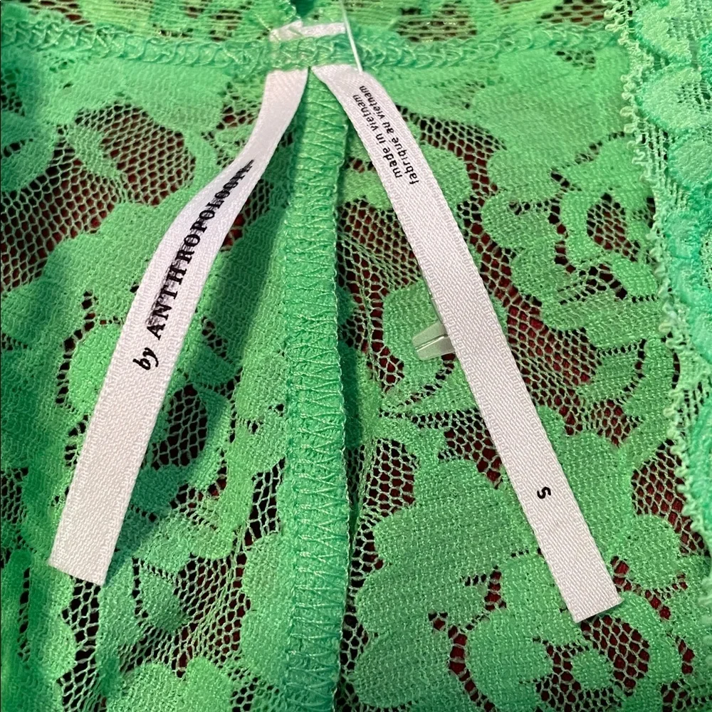 Anthrpologie Green Lace Women Shorts
